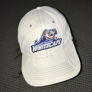 New Era 39Thirty West Michigan Whitecaps Hat Flex Fit Sz M/L MiLB White Cap